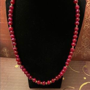 Rin's Unique Boutique - Handmade - Beaded Necklace and Earrings set